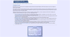 Desktop Screenshot of graduadoescolar.org