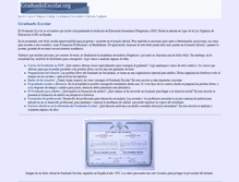 Tablet Screenshot of graduadoescolar.org